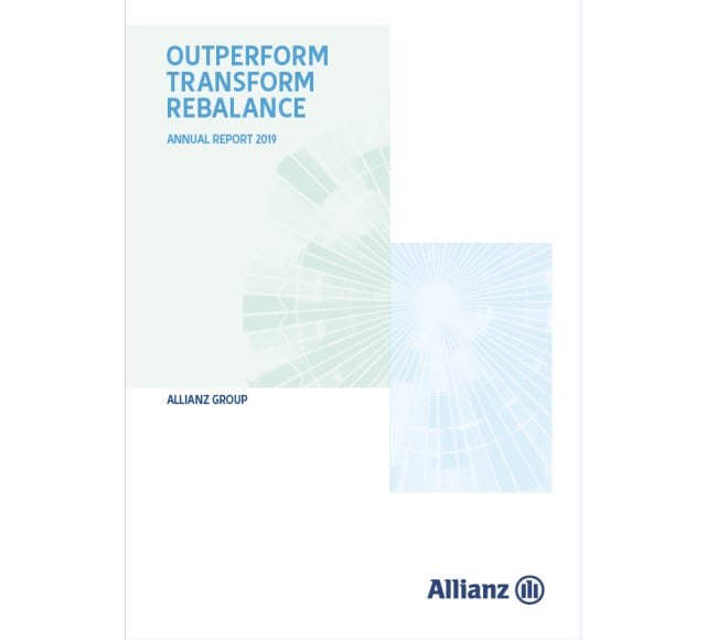 Cover Allianz Annual Report 2019